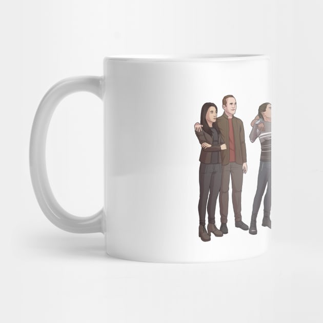 Agents of SHIELD Team as Family by eclecticmuse